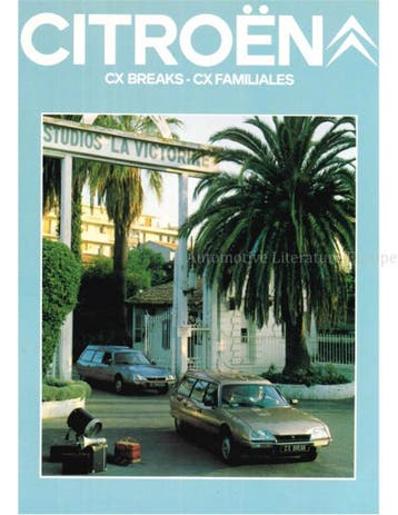 1981 CITROËN CX BROCHURE NEDERLANDS