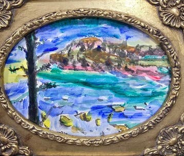 École fauve française (XX) - NO RESERVE - Reflets du paysage