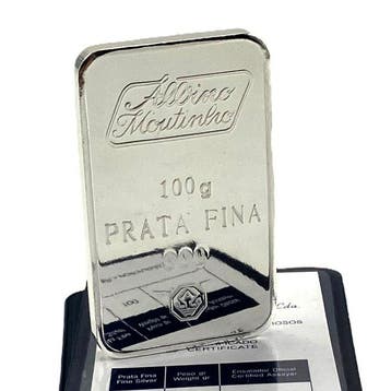 100 gram - Zilver .999 - Albino Moutinho - Met certificaat