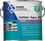 Sigma Contour Aqua Satin / Sigma Watergedragen Houtlak, Doe-het-zelf en Bouw, Verzenden, Nieuw