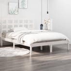 vidaXL Bedframe massief hout wit 160x200 cm, Verzenden, Nieuw