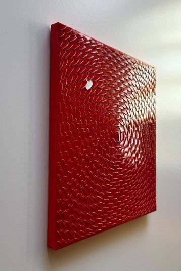 Aykaz Arzumanyan - Rose - 1038 - Abstraction géométrique