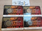 België. Lot de 4 coincards Belge 1950-1988 (Zonder