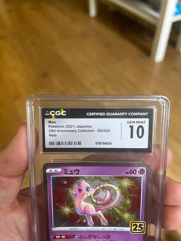 Pokémon - 1 Graded card - Mew 002/028 Foil, Promo card,, Nieuw