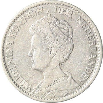 Nederland. Wilhelmina. 1 Gulden 1914 (Zonder minimumprijs)