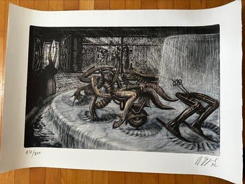 H.R. Giger (1940-2014) - Zodiac Fountain