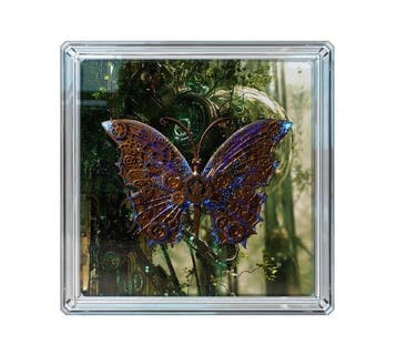 Kameroen. 2000 Francs 2025 – Mech Butterfly – 2 oz Silver
