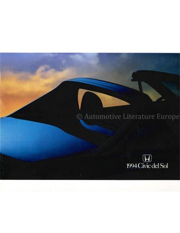 1994 HONDA CIVIC DEL SOL BROCHURE ENGELS, Nieuw