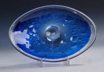 Glasfabriek Leerdam - Floris Meydam - Vaas - Grote Blauwe