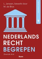 Nederlands recht begrepen / Recht begrepen 9789462129023, Boeken, Verzenden, Zo goed als nieuw, M. de Blois