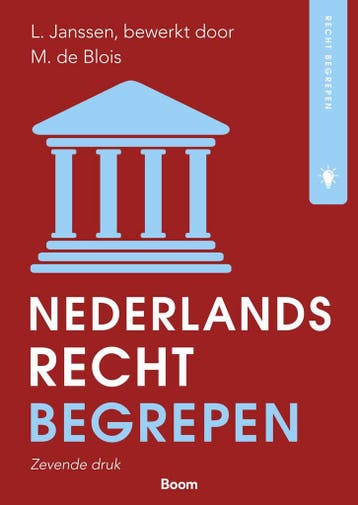 Nederlands recht begrepen / Recht begrepen 9789462129023, Boeken, Verzenden, Zo goed als nieuw, M. de Blois