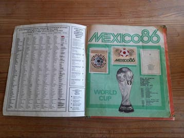 Panini Mexico 86 World Cup - 1 Album incomplet - Played