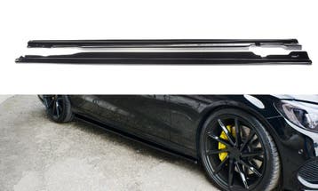 Side skirts Diffuser voor Mercedes C-Klasse W205 AMG Line, Ophalen of Verzenden