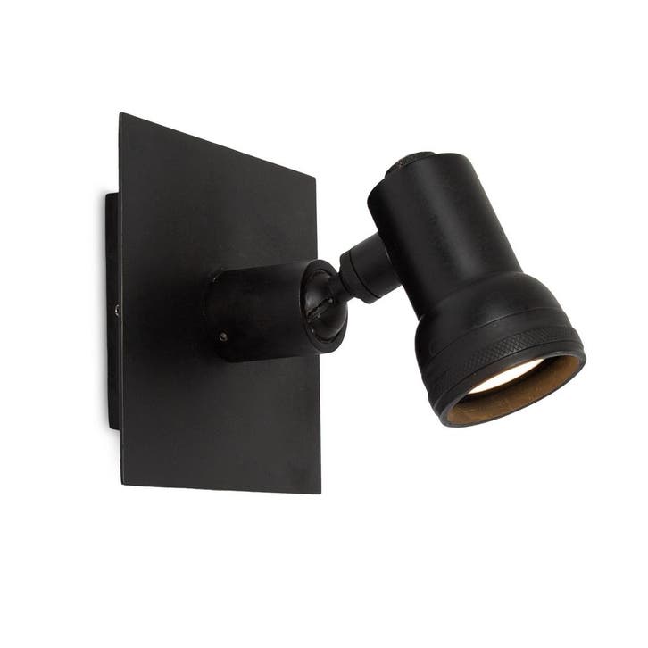 Spots opbouw Messing Wandspot Indigo Mini Swirl Antiek Zwart, Huis en Inrichting, Lampen | Overige, Modern, Nieuw, Verzenden