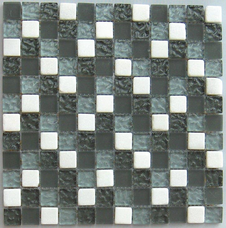 Wand Mozaïek Tegels Factory Glas Toscane Zilver - Matje 3.., Bricolage & Construction, Dalles & Carrelages, Enlèvement ou Envoi