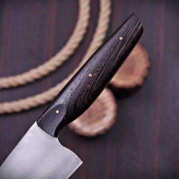 Custom Hand-Forged Premium Chefs Knife - Tafelmes - Staal,