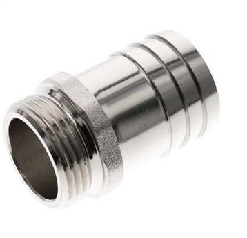 G 1 Buitendraad x 32mm Vernikkeld Messing Slangpilaar 16, Verzenden, Nieuw