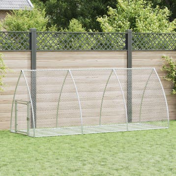 vidaXL Konijnenhok 105x300x120 cm gegalvaniseerd staal, Verzenden