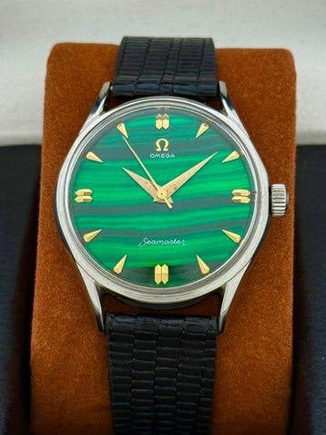 Omega - Seamaster “Malachite” Jumbo Cal.284 - 2923-3 SC -, Handtassen en Accessoires, Nieuw
