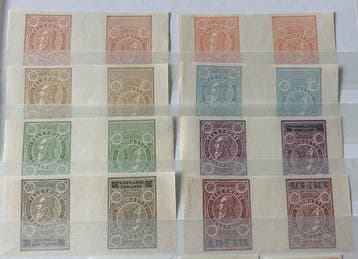 Belgique 1879/1891 - Cachets téléphoniques avec des