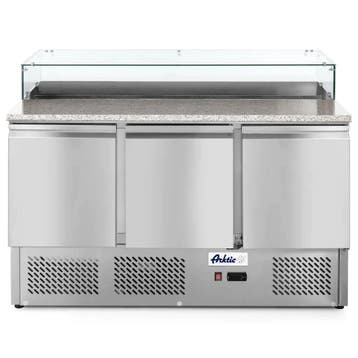 Pizzawerkbank | KitchenLine | 380L | 3 Deuren (1/1 GN) |, Verzenden
