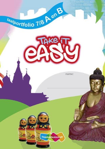 Take it easy - Taalportfolio A en B (set a 5 ex) A. Bakker, Verzenden, Zo goed als nieuw, A. Bakker