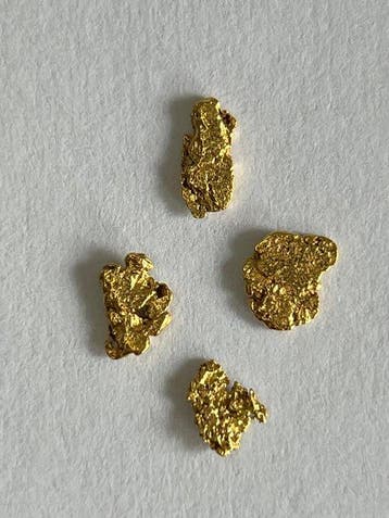 Goud Goud nugget- 0.3 g - (4)
