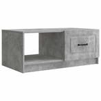 vidaXL Salontafel Betongrijs 90 x 50 x 37 cm Bewerkt hout, Huis en Inrichting, Verzenden, Nieuw