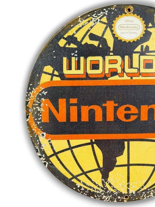 Nintendo - Plaque émaillée - Émail, Antiquités & Art, Antiquités | Assiettes décoratives & Carrelages