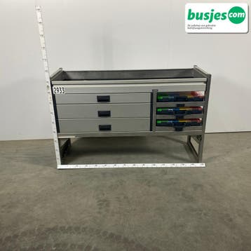 Aluca bedrijfswageninrichting 1500x520x950mm (2933), Verzenden, Gebruikt
