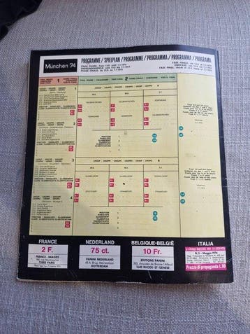 Panini World Cup München 74 Album complet - Presque parfait, Nieuw