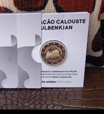 Portugal. 2 Euro 2026 Calouste Gulbenkian Proof (Zonder, Postzegels en Munten
