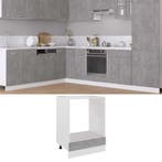 vidaXL Ovenkast Lyon 60x46x81,5 cm bewerkt hout betongrijs, Verzenden, Nieuw