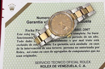 Rolex - DateJust Havana Ghost - 1601 - Heren - 1960-1969, Nieuw