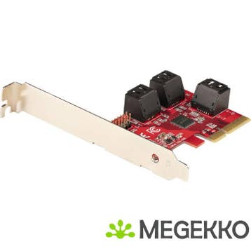 StarTech.com SATA PCIe Kaart, 6 Port PCIe SATA, Verzenden
