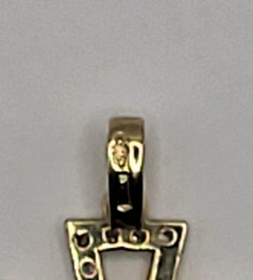 Pendentif en forme de croix - 18 carats Or jaune - 0.26ct., Bijoux, Sacs & Beauté