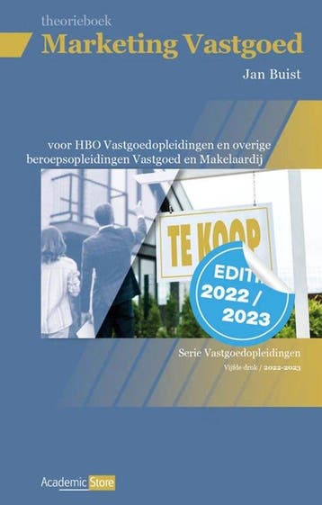 Marketing Vastgoed-Theorieboek (editie 2022/2023) / Serie, Verzenden, Gelezen, Jan Buist