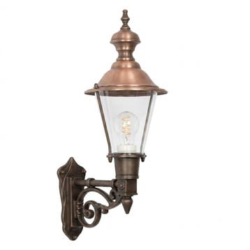 Buitenverlichting wand rond Buitenlamp Edam Brons, Verzenden, Nieuw