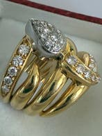 Chantecler - Bague - 18 carats Or jaune Diamant (Naturelle)