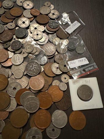 Noorwegen. Lot of 290 mixed coins, Kroner and Øre types XX