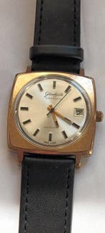 GLASHUTTE spezimatic - gold plated - cal. 74 - Sans prix de, Handtassen en Accessoires, Horloges | Heren, Nieuw