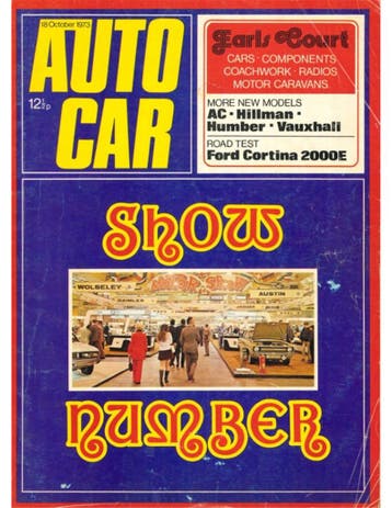 1973 AUTOCAR MAGAZINE 4036 ENGELS, Nieuw