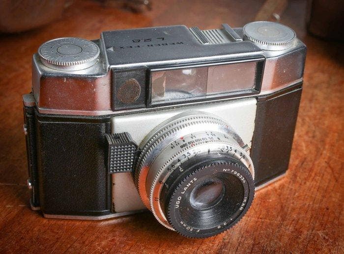 Weber-Fex L 2,8 + Photax 6x9 avec étuis Middenformaatcamera, TV, Hi-fi & Vidéo, Appareils photo analogiques