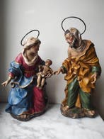 sculptuur, Presepe Napoletano - Sacra famiglia - 26 cm -