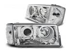 Chrome koplampen geschikt voor Mercedes W201 190, Auto-onderdelen, Verlichting, Verzenden, Nieuw, Mercedes-Benz