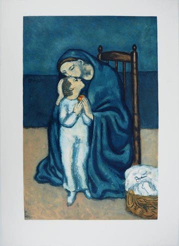 Pablo Picasso (1881-1973) - Maternité, Antiquités & Art