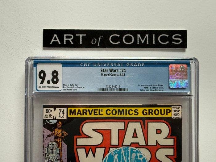 Star Wars #74 - CGC 9.8 - 1st Appearance Of Primor, Mone &, Boeken, Strips | Comics