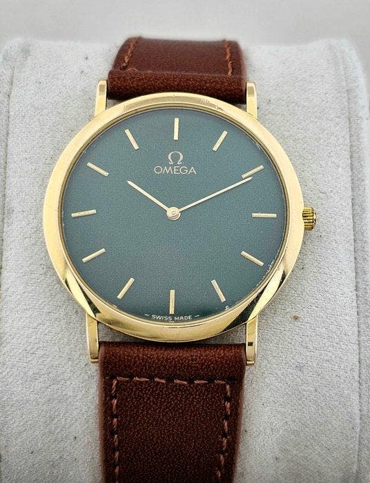Omega - De Ville  Green Dial - Sans prix de réserve -, Handtassen en Accessoires, Horloges | Heren