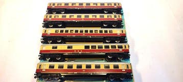 Märklin H0 - 4055, 56, 57, 59 - Model treinwagon (5) - thee, Nieuw