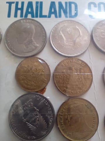 Thailand. Touristic souvenirs coin set (Zonder minimumprijs), Postzegels en Munten, Munten | Azië